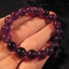 Natural Amethyst Crystal Stone Bead Bracelet Jewelry mineral art Thailand Natural Amethyst Crystal Stone Bead Bracelet Jewelry mineral art Thailand