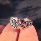 925 sterling silver pentagram wicca ring celtic style inverted or non inverted 925 sterling silver pentagram wicca ring celtic style inverted or non inverted