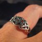 925 sterling silver pentagram wicca ring celtic style inverted or non inverted