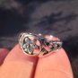 925 sterling silver pentagram wicca ring celtic style inverted or non inverted