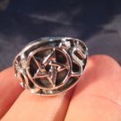 925 sterling silver pentagram wicca ring jewelry art inverted or non inverted 925 sterling silver pentagram wicca ring jewelry art inverted or non inverted