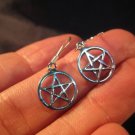 925 sterling silver wicca pentagram earring earrings jewelry art 925 sterling silver wicca pentagram earring earrings jewelry art