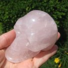 Natural Rose Quartz Crystal rock Skull China Mineral Stone hand carved Art A5 Natural Rose Quartz Crystal rock Skull China Mineral Stone hand carved Art A5