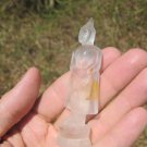 Natural Quartz Stone Crystal standing Buddha statue Mineral art A Natural Quartz Stone Crystal standing Buddha statue Mineral art A