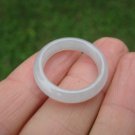 Natural Jade ring Thailand jewelry stone mineral art size 7 A8 slight crack Natural Jade ring Thailand jewelry stone mineral art size 7 A8 slight crack