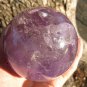 Large Natural Amethyst Crystal Ball stone art mineral carving A6