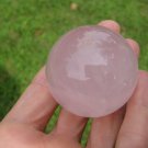 Rose Quartz Crystal Ball stone art mineral carving A16 Rose Quartz Crystal Ball stone art mineral carving A16
