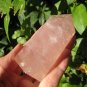 Natural Rose Quartz Crystal Point Mineral stone art carving statue China A8