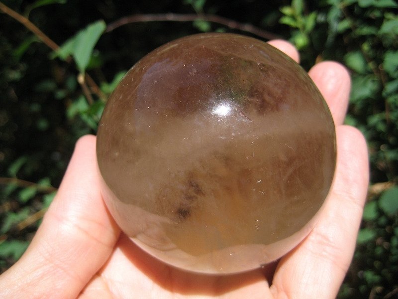 Natural Quartz Crystal Ball stone art mineral carving Vietnam A11