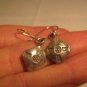 999 silver hill tribe flower earring earrings northern Thailand A15