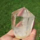 Natural quartz stone crystal point Mineral art carving A7