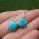 925 silver natural Tibetan stone turquoise earrings earring Nepal jewelry art 925 silver natural Tibetan stone turquoise earrings earring Nepal jewelry art