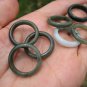 Set 8 ( lot ) Natural Jade ring Thailand jewelry stone art size US 6.75 7 A9