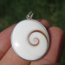 925 Silver Shiva eye sea shell Pendant Thailand jewelry art A20 925 Silver Shiva eye sea shell Pendant Thailand jewelry art A20