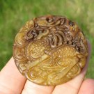 Natural agate Carnelian Onyx chinese Dragon stone pendant amulet A30 Natural agate Carnelian Onyx chinese Dragon stone pendant amulet A30