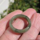 Natural Jadeite Jade Ring Thailand Jewelry Art Size 7.25 US A513