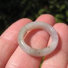 Natural Jadeite Jade Ring Thailand Jewelry Art Size 7.25 US A514