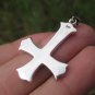 925 Silver Celtic inverted Petrine Cross Saint Peter or Satanic Pendant A12