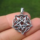925 sterling silver wicca inverted pentagram pendant necklace A40 925 sterling silver wicca inverted pentagram pendant necklace A40