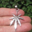 925 Silver Marijuana Pot Cannabis Leaf Pendant necklace jewelry ArtA24 925 Silver Marijuana Pot Cannabis Leaf Pendant necklace jewelry ArtA24