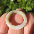 Natural Jadeite Jade Ring Northern Stone Mineral Size 5 US A926