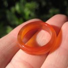 Natural Red Orange Agate Carnelian Ring Thailand Jewelry Art Size 7 US A7 Natural Red Orange Agate Carnelian Ring Thailand Jewelry Art Size 7 US A7
