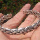 999 fine silver hill tribe bangle bracelet thailand jewelry art A36