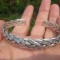 999 fine silver hill tribe bangle bracelet thailand jewelry art A36