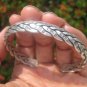 999 fine silver hill tribe bangle bracelet thailand jewelry art A36