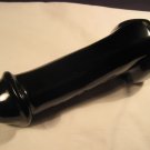 New 7.75" Natural Black Obsidian Crystal Stone Phallic Phallus Penis Carving A41