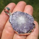 925 Silver Natural amethyst pendant necklace Taxco Mexico 925 Silver Natural amethyst pendant necklace Taxco Mexico