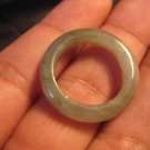 Natural  Grade A  Jadeite Jade Honey Brown ring stone carving  Size 7 US  A479