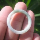 Natural Jadeite Jade ring Thailand jewelry stone mineral size 9 US   E 5931