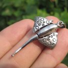 925 Silver Stingray Sting Ray Manta Ray Marine Life pendant necklace jewelry 925 Silver Stingray Sting Ray Manta Ray Marine Life pendant necklace jewelry