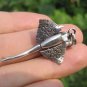925 Silver Stingray Sting Ray Manta Ray Marine Life pendant necklace jewelry