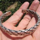 999 to 970 fine silver hill tribe bangle bracelet jewelry art Thailand A142