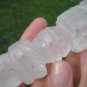 Natural Quartz Crystal stone dagger Phurba Phurpa Carving Nepal A86