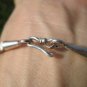 999 fine silver hill tribe bead bracelet thailand jewelry art A31