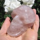 Natural Rose Quartz Crystal Skull stone Mineral art carving A17 Natural Rose Quartz Crystal Skull stone Mineral art carving A17