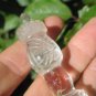 Natural Quartz Crystal stone dagger Phurba Phurpa Carving Nepal A55
