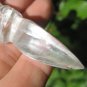 Natural Quartz Crystal stone dagger Phurba Phurpa Carving Nepal A55