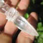 Natural Quartz Crystal stone dagger Phurba Phurpa Carving Nepal A55