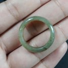 Natural  Grade A  Jadiete  Jade ring stone carving  Size 8.25 A7131