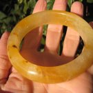 Natural honey yellow Jade Agate Carnelian Stone Bangle Bracelet A49 Natural honey yellow Jade Agate Carnelian Stone Bangle Bracelet A49