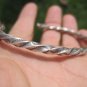 999 to 970 fine silver hill tribe bangle bracelet Thailand jewelry art A97