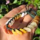 Natural Jade Agate Bracelet Adjustable Draw String Thailand Jewelry Stone Art A8 Natural Jade Agate Bracelet Adjustable Draw String Thailand Jewelry Stone Art A8
