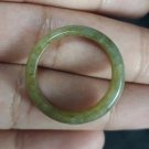 Natural  Grade A  Jadiete  Jade ring stone carving  Size 8.5 A7784