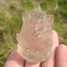Natural Quartz Crystal Ganesh Ganesha Statue Carving Myanmar Art EB492 Natural Quartz Crystal Ganesh Ganesha Statue Carving Myanmar Art EB492