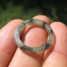 Natural Grade A  Jadeite Jade ring stone carving  Size 6.5 US  A376