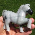 Natural White Green Jade Horse Stone Mineral Art Burma Myanmar Natural White Green Jade Horse Stone Mineral Art Burma Myanmar
